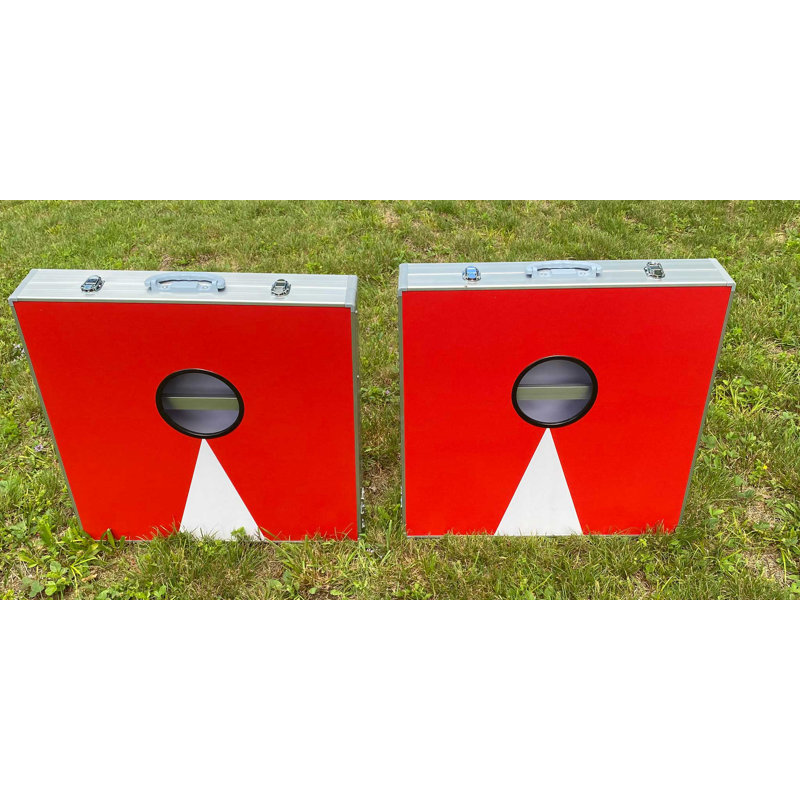 Planche à cornhole 2' x 1' avec mallette de transport