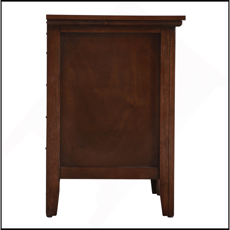 Drawer Nightstand, Cappuccino