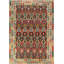 Tapis géométrique en laine réversible 8 x 11