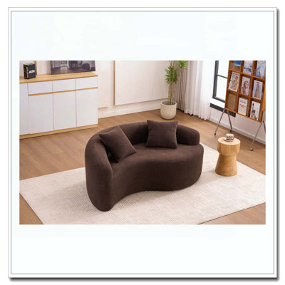 Canapé modulaire courbé