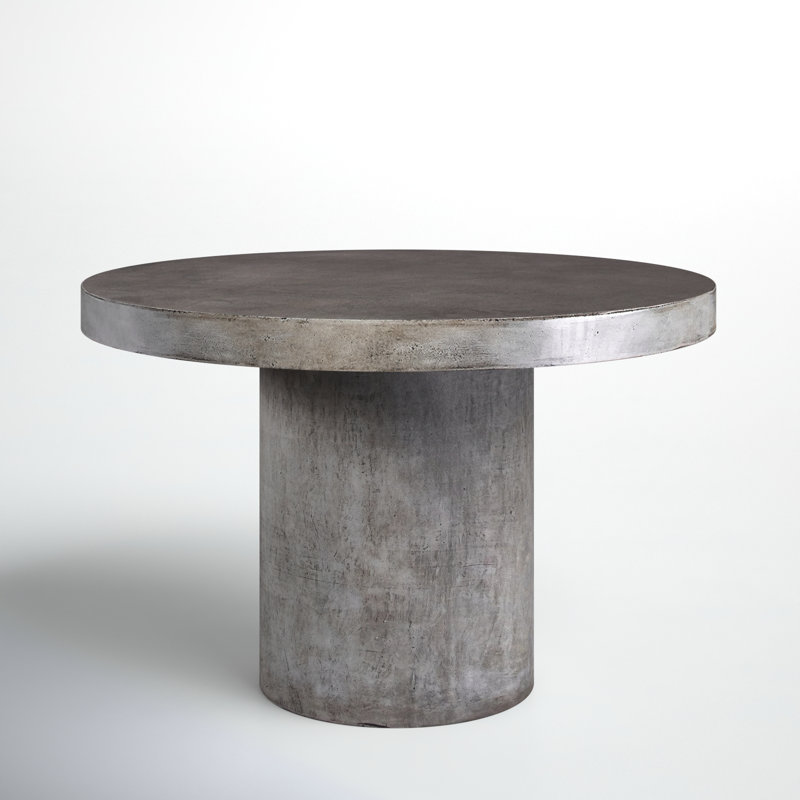 Maraca Concrete Pedestal Dining Table - AllModern