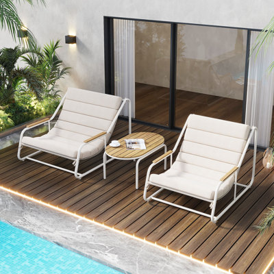 3-Piece Premium Chaise Set