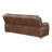 Upholstered Padded Arm Sofa Dark Brown