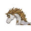 Mustang Horse Armored Sculpture, Galloping
