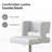 Swivel Upholstered Adjustable Height Counter Stool with Metal Frame (Set of 2)-295961279-295961273