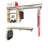 Double Shelf-Hang Closet Shelf with Cubby and Long Hang (Bottom 16" shorter than top)-67894902-67894899