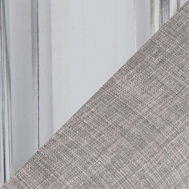 Chaise de travail en métal et tissu gris
