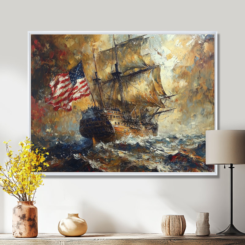 Alkiviadis - Transportation Wall Art, H 30 po x l 40 po, Impression encadrée flottante, Blanc