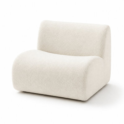 Grossman Modular Armless Center Seat (White) 