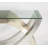60'' Glass Top Console Table