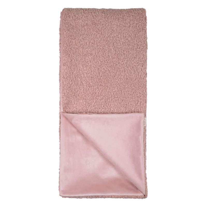 Poodle Throw Blanket, Blush