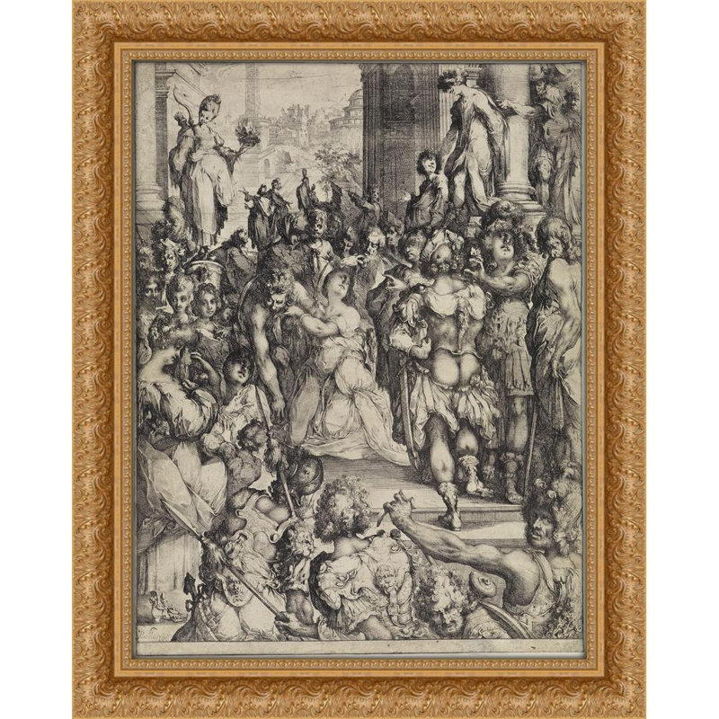 Das Martyrium der hl. Lucia, H 24 po x l 19 po x P 1,5 po