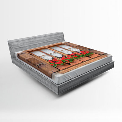 Country Microfiber Fitted Sheet