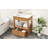 Bathroom Vanity With Sink Top, One Open Storage Shelf And Two Drawers