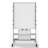 Freestanding Steel Reversible Magnetic Large - 6' - 8' Whiteboard