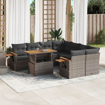 Ensemble de canapé de jardin Vidaxl