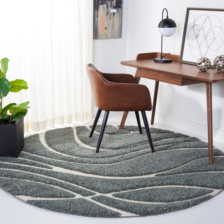 Xiong Shag Performance Abstract Rug