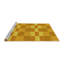 Tapis jaune tissé à la machine Amoriana-374340134
