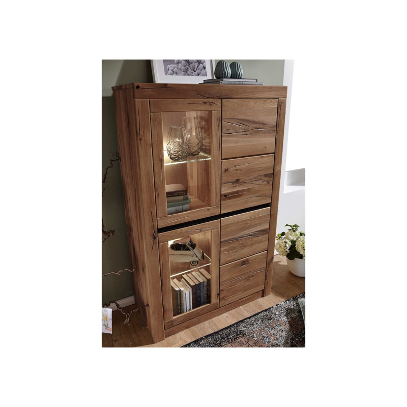 Montreux Display Cabinet, Tobacco