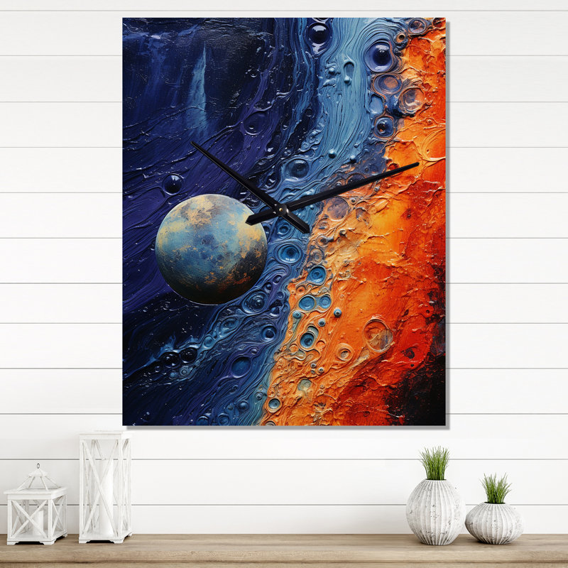 Braylend - Our Solar System Wall Clock, Small