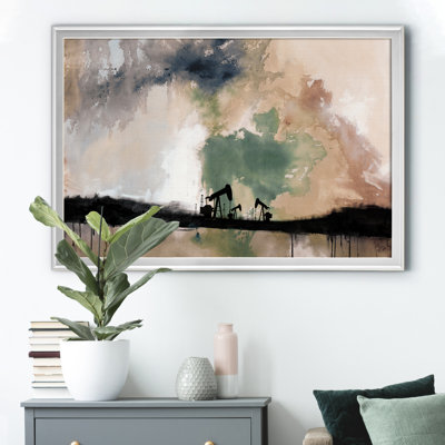 «Oil Rig Landscape I», reproduction de cadre photo