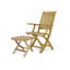 Westminster Teak Barbuda Chair and Ottoman Set