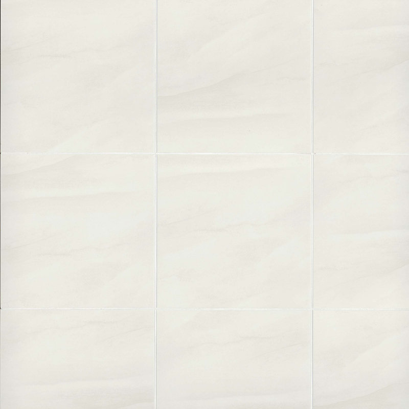 Winslow 18" x 18" Porcelain Field Tile in Matte White