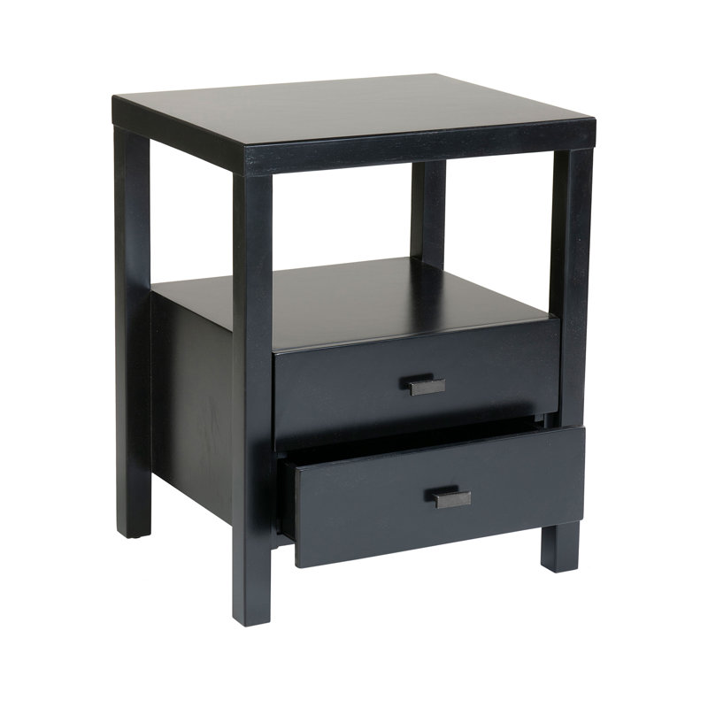 Colman 18'' W Nightstand, Black