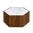 Coffee Table with 2 Hidden Drawers-1338185608