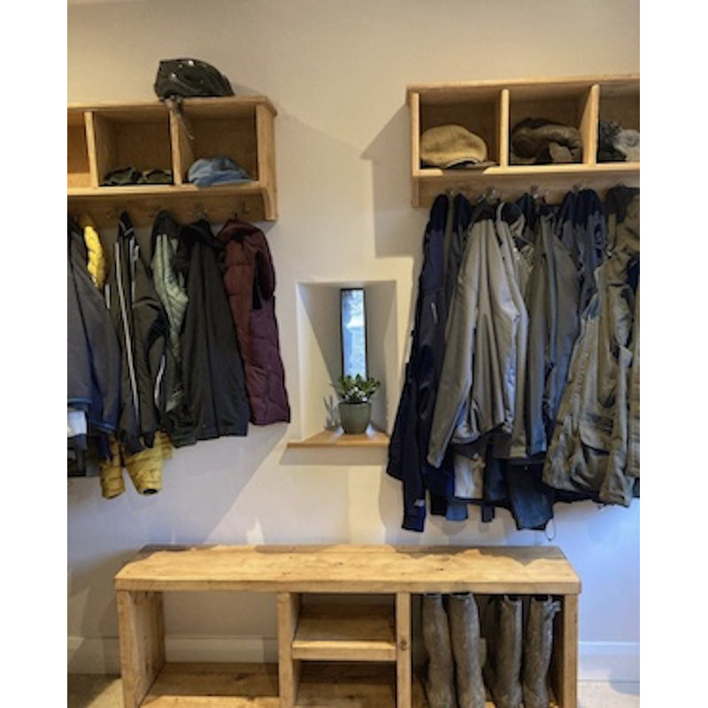 7 - Hook Wall Mounted Coat Rack
