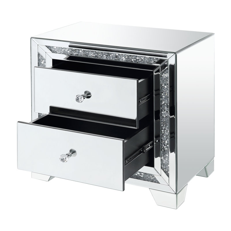 Table de chevet 2 tiroirs Ahmeer