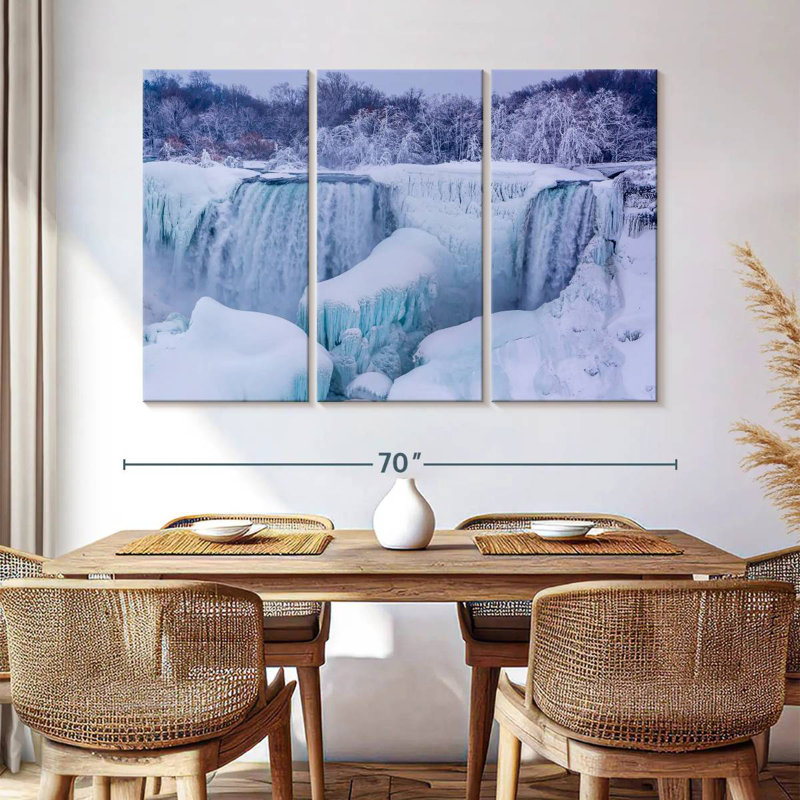 Alvord Frozen Niagara Falls, H 36 po x l 57 po