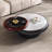 Elegant Coffee Table with Rotatable Small Top