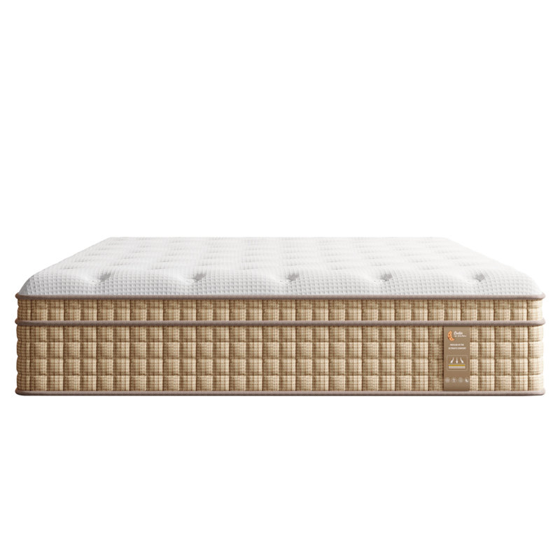  12 Inch Full Hybrid Mattress, Gel Memory Foam & Pocket Spring Bed for Cooling Pressure Relief, Medium Firm, White, 12", Full