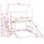 Lit superposé avec glissade pour enfants House-275428234