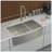 Double Bowl Farmhouse Sink- 33"X20" Stainless Steel Farm Sink Undermount Apron Front Double Bowl Kitchen Sink 18 Gauge With Two 9" Deep Basin