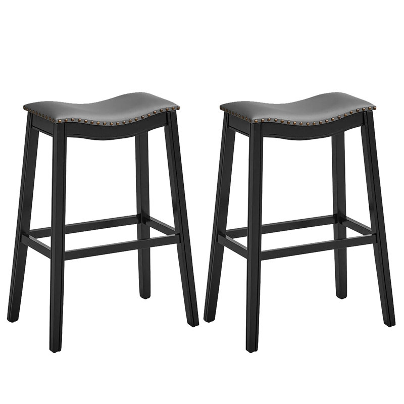 Tabouret de bar 29 po Stamey, Noir