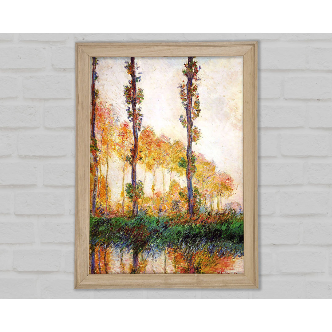 Claude Monet Pappeln im Herbst 2 - Druck