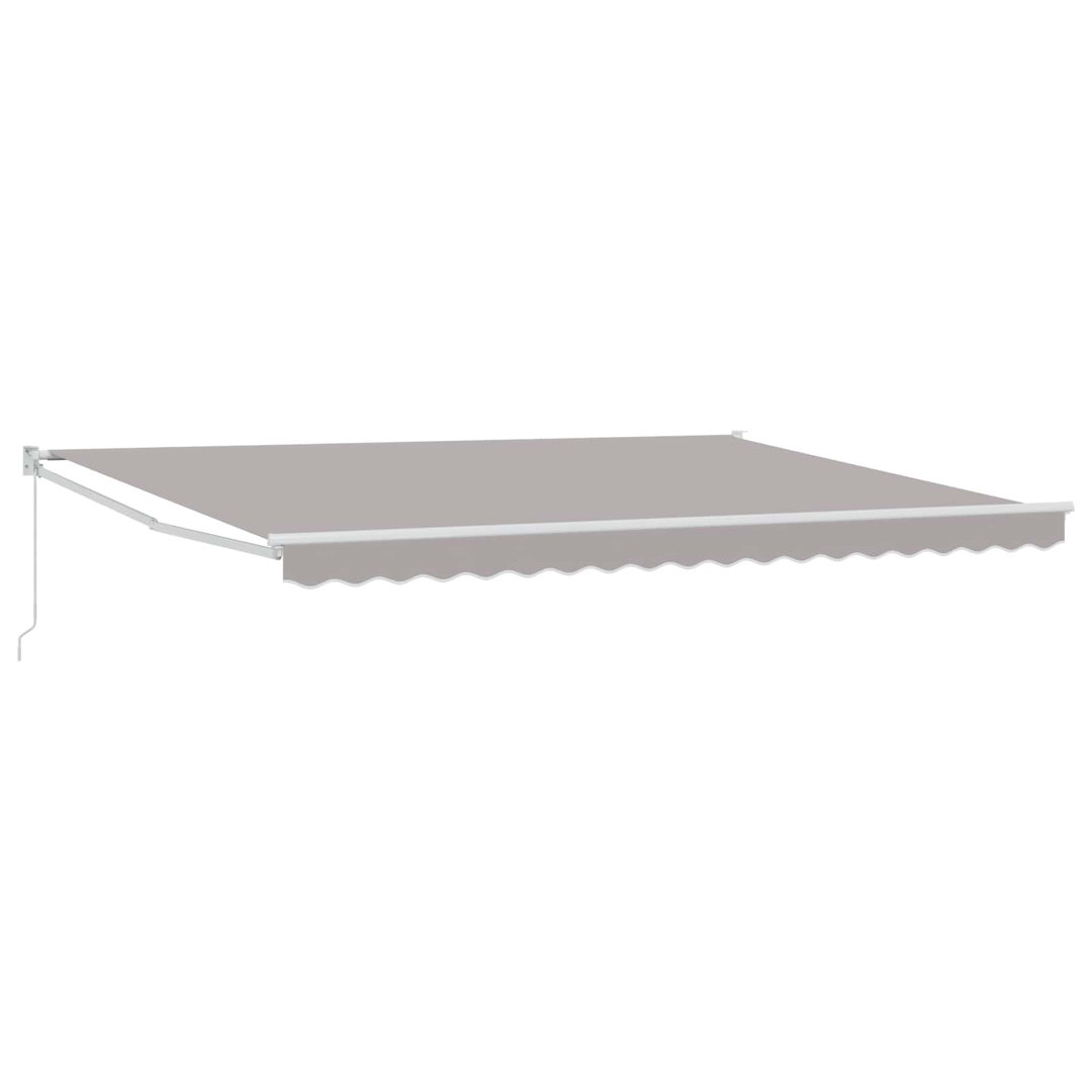 Vidaxl Retractable Awning Door Canopy Garden Patio Awning Fabric And Aluminium