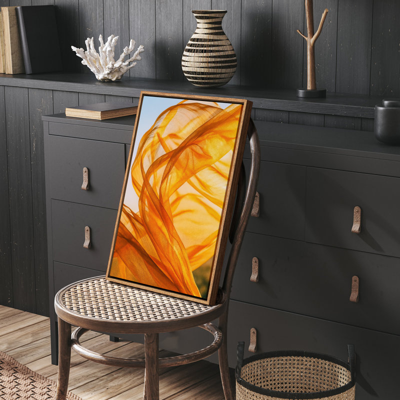 Art mural encadré abstrait rétro antique classique pour chambre à coucher , H 24 po x l 16 po, Naturel