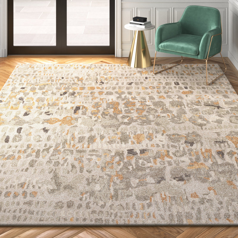 Tapis kaki touffeté à la main Samantha, Rectangle 12 pi x 15 pi