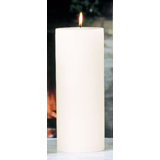 Unscented Pillar Candle