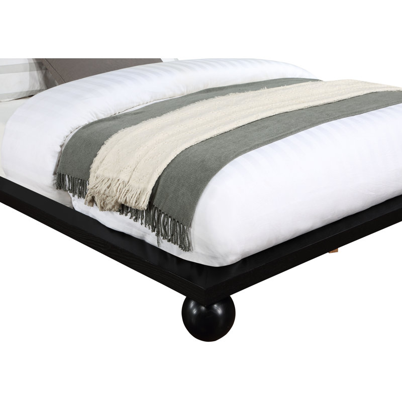 Kent Platform Bed, Queen, Black