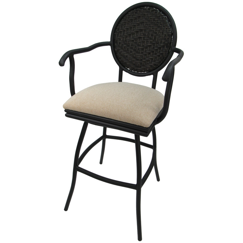 tabouret de bar pivotant intérieur/extérieur Queens Boulevard, Très haute (35" hauteur de siège)