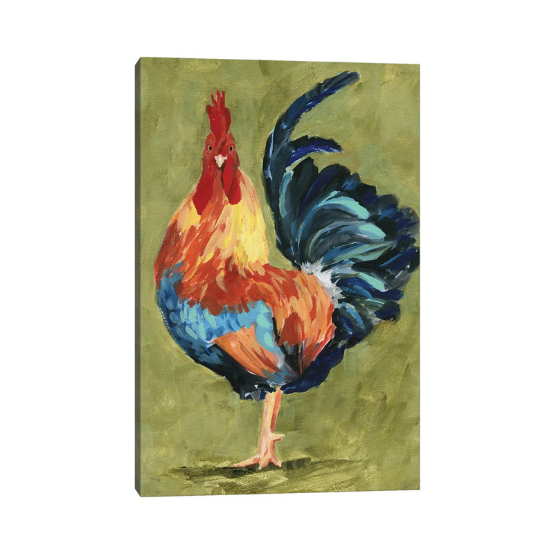 «Chicken Scratch IV» par Victoria Borges - reproduction d'art, Toile tendue, Aucun mat, H 26 po x l 18 po x P 1,5 po