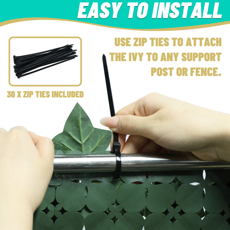 Polyethylene Plastic Fence Panels, 14 ft x 3 ft