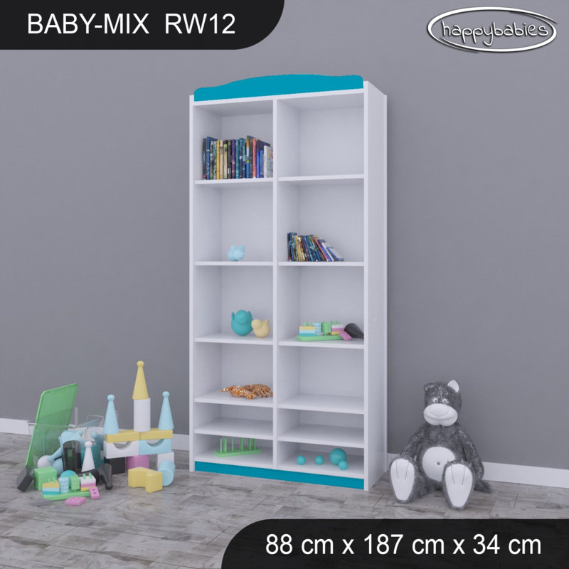 Baby Mix 187cm H X 88cm W Kids Cube, Blue