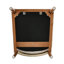 Chaise de salle à manger moderne, chaise de cuisine avec dossier en corde tissée et pieds en bois massif, chaises de salle à manger pour bar / restaurant et salle à manger, ensemble de 2, noyer