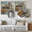 Impression d'art mural gris et blanc majestueux Forteresse I - Forteresses-889385710-889385711
