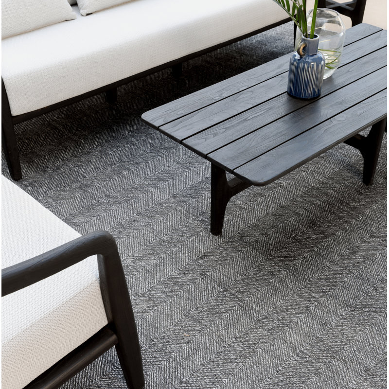 Aria Outdoor Sofa, Black